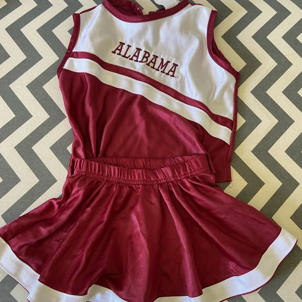 Toddler Alabama cheerleader outfit